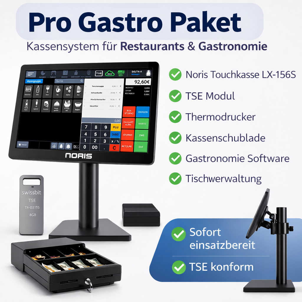 Pro Gastro Paket - Komplett Kassensystem