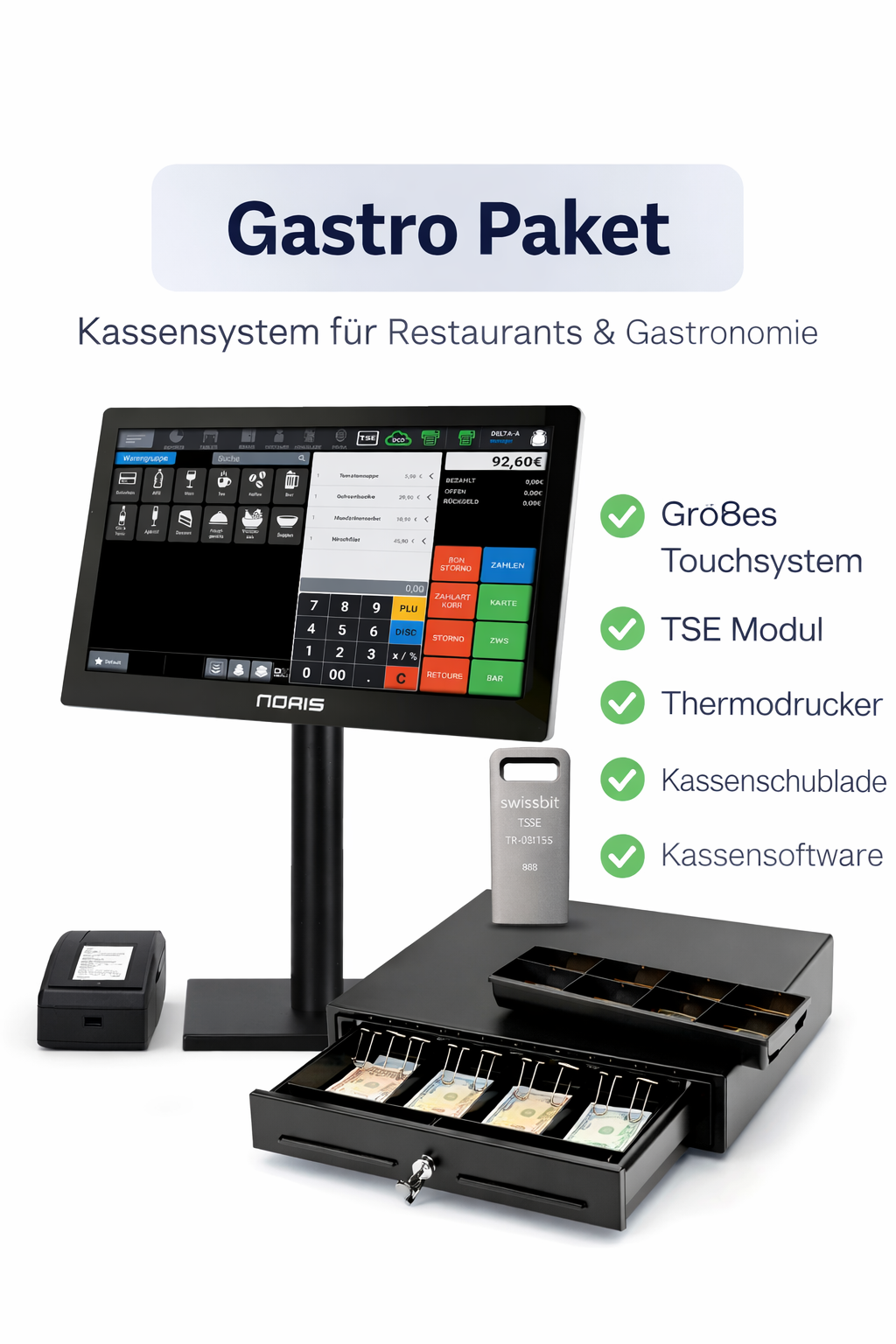 Restaurant Paket - Komplett Kassensystem