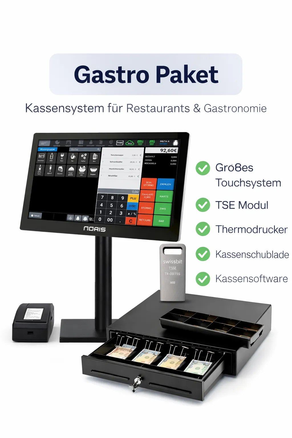 Restaurant Paket - Komplett Kassensystem